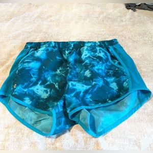 Under armour fly by shorts - blue water - women’s medium